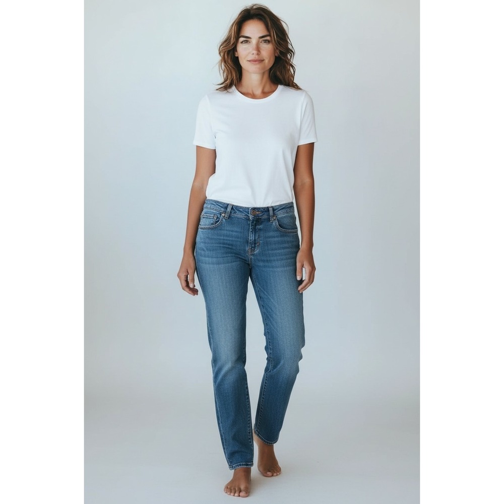 Vintage Bill Blass Jeans‎ Women's Easy Fit Cotton High Rise Straight Leg Size 12